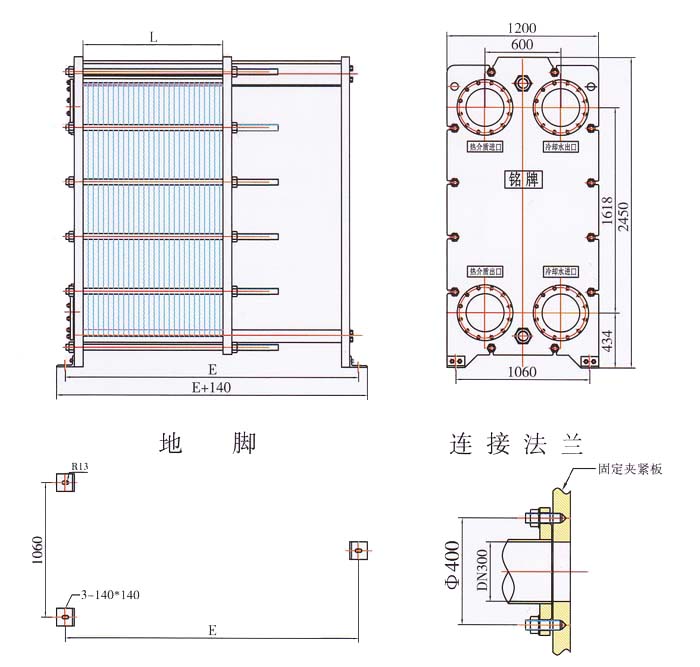 BR1.6系列冷却器外形尺寸